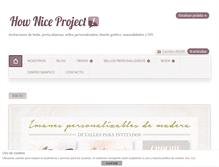 Tablet Screenshot of howniceproject.com